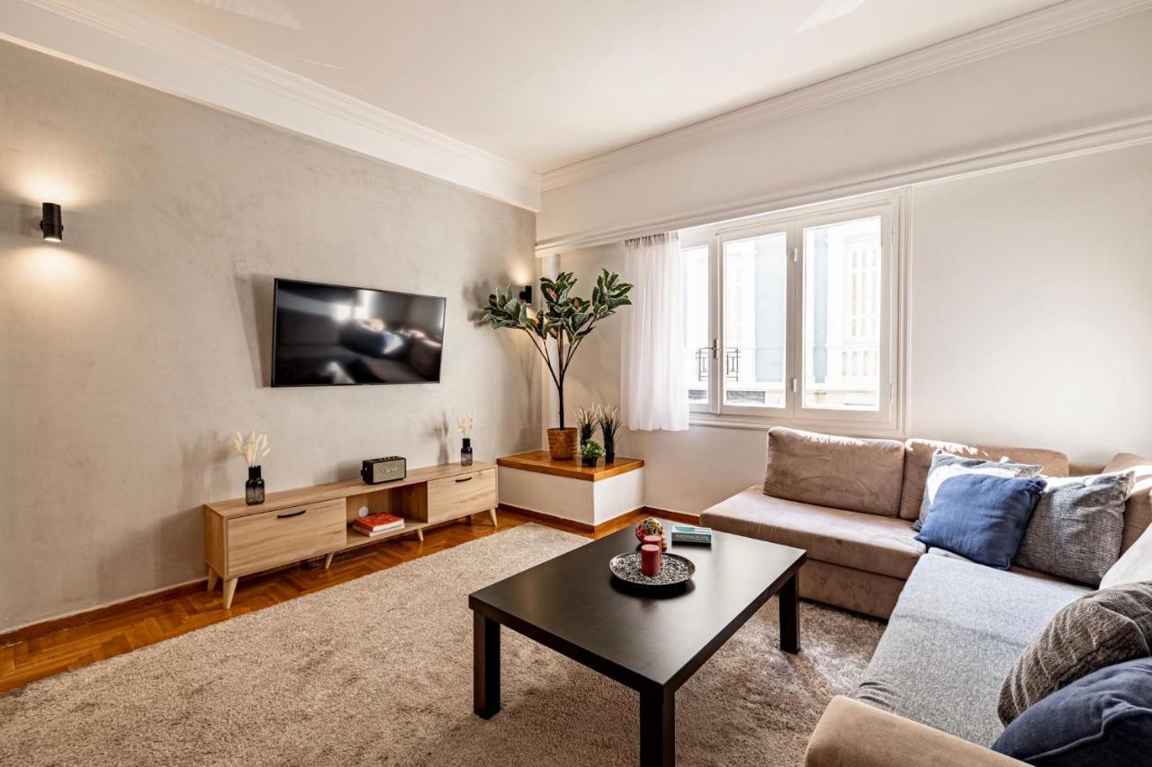 Cozy Apartment In Kolonaki Athens - Sleeps 5 Kültér fotó